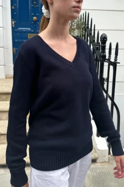 Sale Mollie V-Neck Sweater Cotton