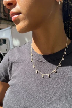 Rhinestone Necklace Jewelry