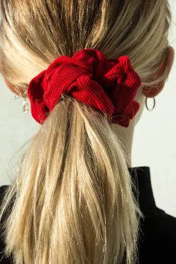 Discount Ribbed Scrunchie Hair Accessories