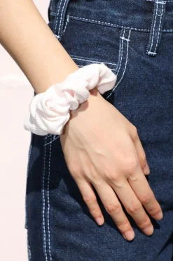 Discount Ribbed Scrunchie Hair Accessories