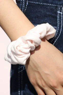 Discount Ribbed Scrunchie Hair Accessories