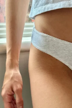 Best Scalloped Underwear Heather Grays|Intimates