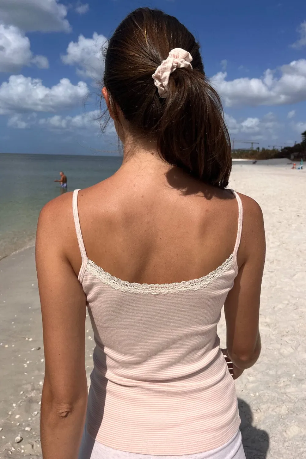 Sale Skylar Stripe Lace Tank Stripes|Tubes & Tanks
