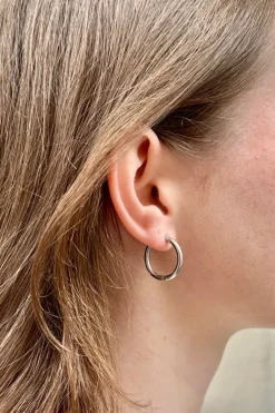 New Stainless Steel Hoop Earrings Stainless Steel|Jewelry