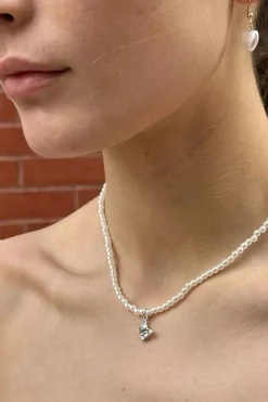 Outlet Teddy Bear Pearl Necklace Jewelry