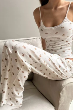 Outlet Teddy Sweatpants Intimates Set|Pajamas