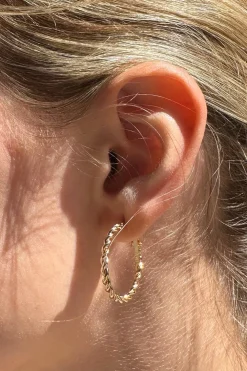 Sale Twisted Hoop Earrings Jewelry