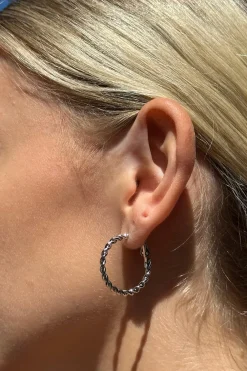 Sale Twisted Hoop Earrings Jewelry